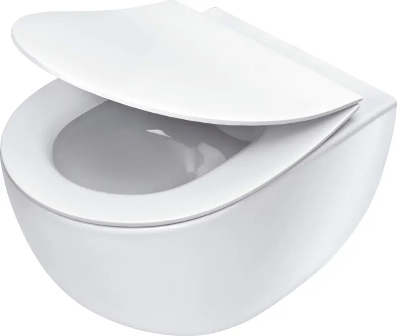 Miska WC z deską bezkołnierzowa Peonia Biały