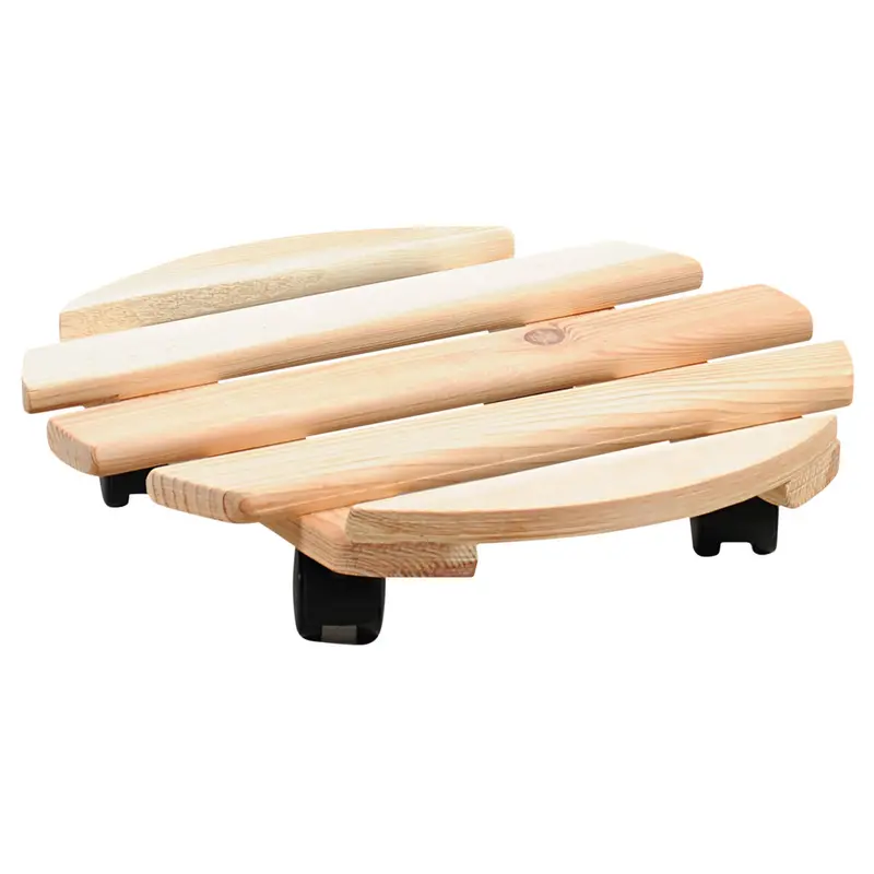 Mobilna podstawka pod donicę, drewno sosnowe, 100 kg