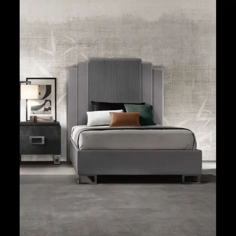 MODERNA TITANUM WŁOSKIE ŁÓŻKO TAPICEROWANE TWIN SIZE 110/120 X 190/200CM / ADORA ARREDOCLASSIC