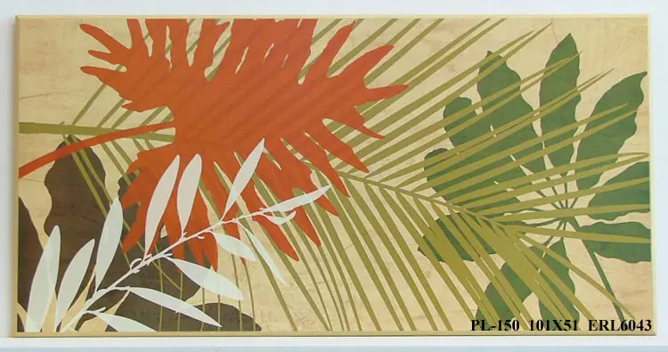 Motywy botaniczne - liście 101x51 cm