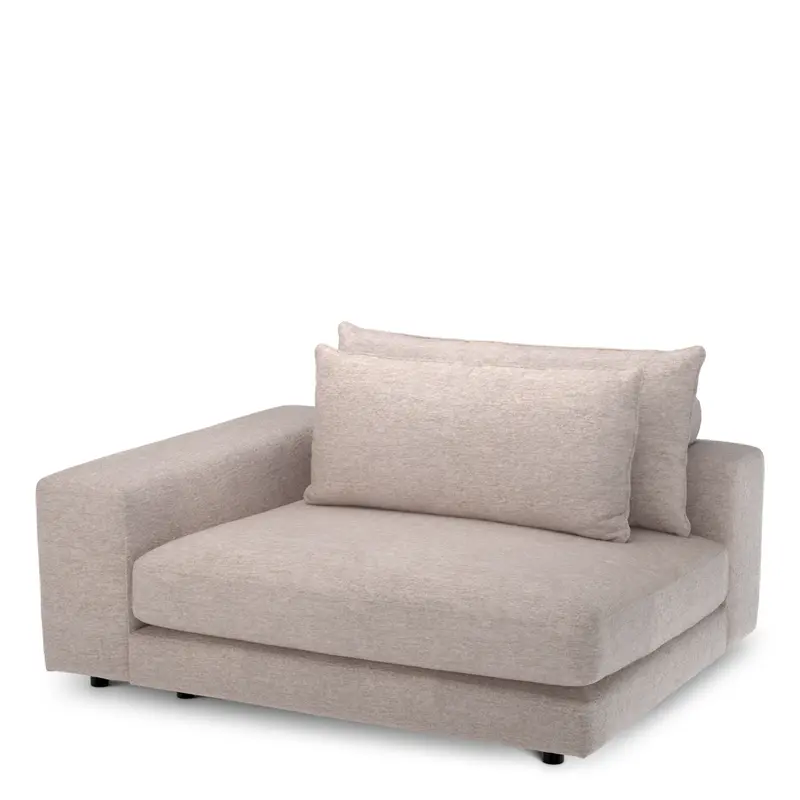 Narożnik L lewy sofy modułowej Lounge Club, Montier Light Grey
