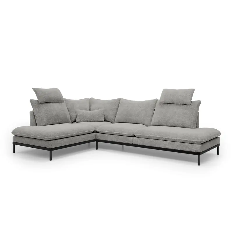 Narożnik Premium 4-osobowy 293×198 cm w stylu eleganckim | Leafy