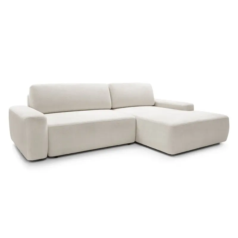 Narożnik z funkcją spania 3-osobowy 134x210 w stylu nowoczesnym | Bamby