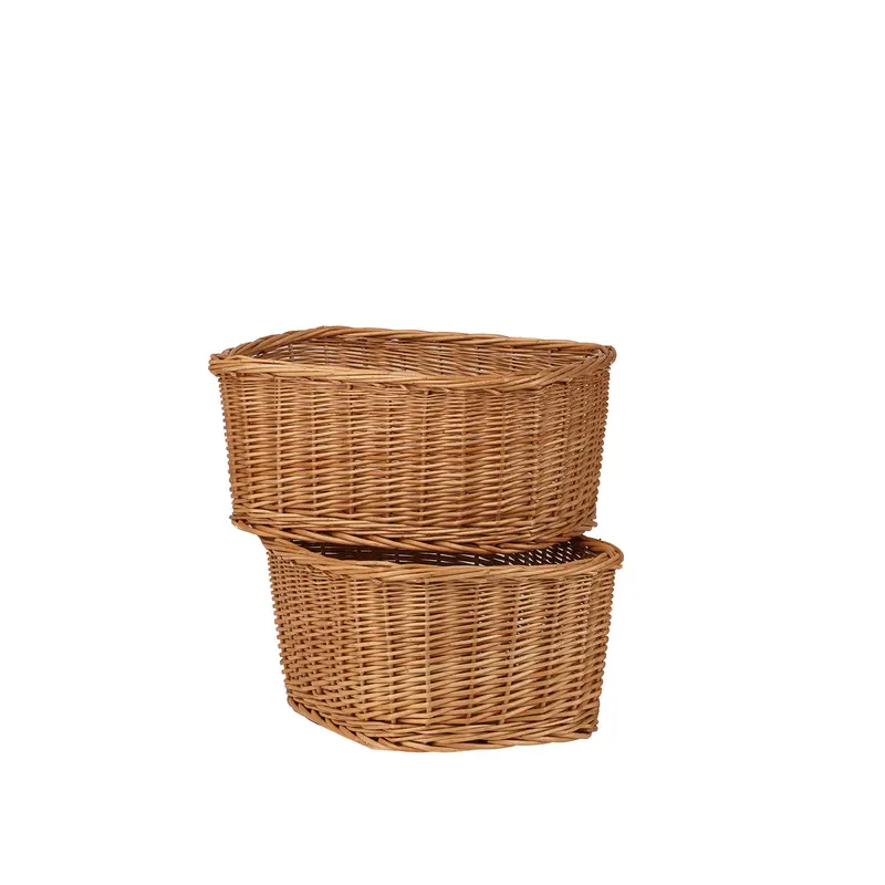 Nestor wicker bread basket, set of 2 pcs. TheWickerStories