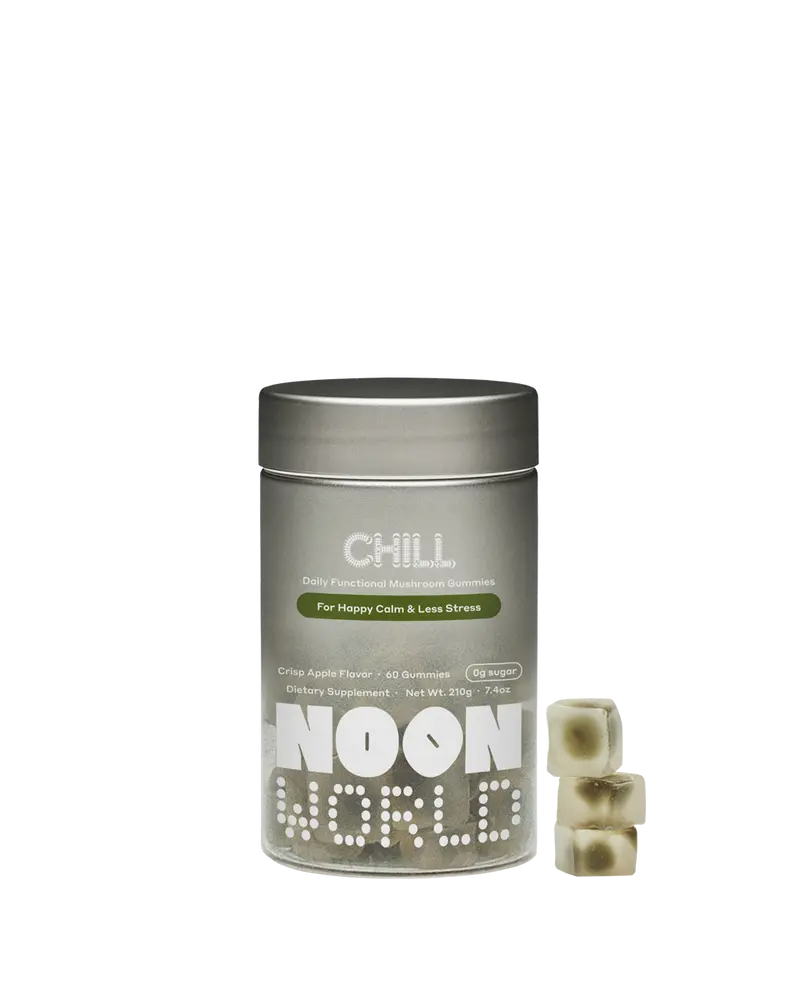 NOON Chill żelki na stres i wyciszenie z grzybami funkcjonalnymi 60 szt.