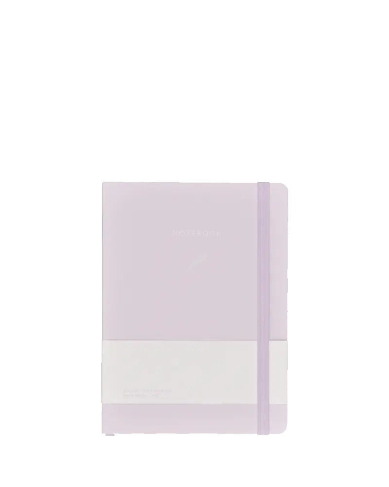 Notes z gumką - Lilac