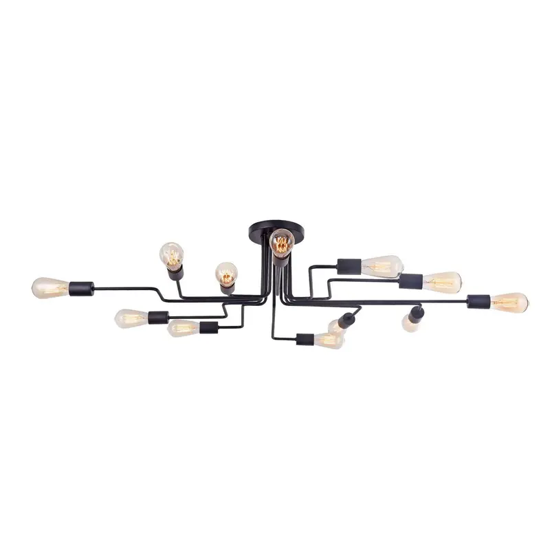 NOWOCZESNY ŻYRANDOL GILBERT T532CL-12B  / 12 ŻARÓWEK / MY