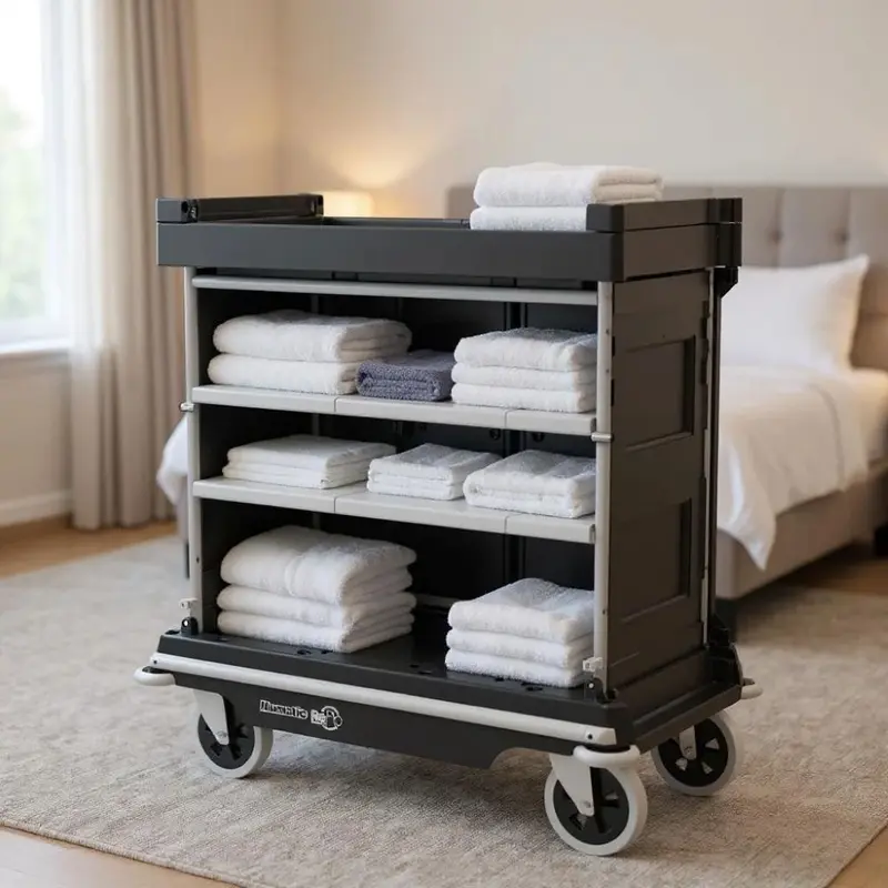Numatic NKU 30 RFF - wózek hotelowy na pościel z roletą