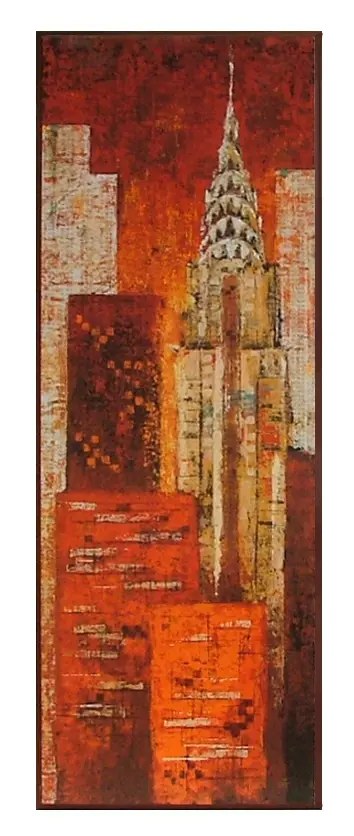 Obraz Abstrakcyjny nowojorski widok 34x96 cm