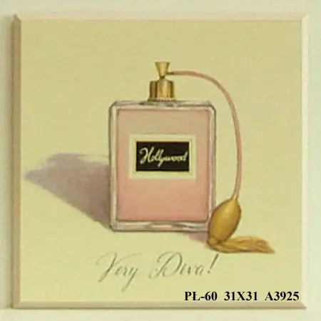 Obraz Akcesoria divy, perfumy 31x31 cm