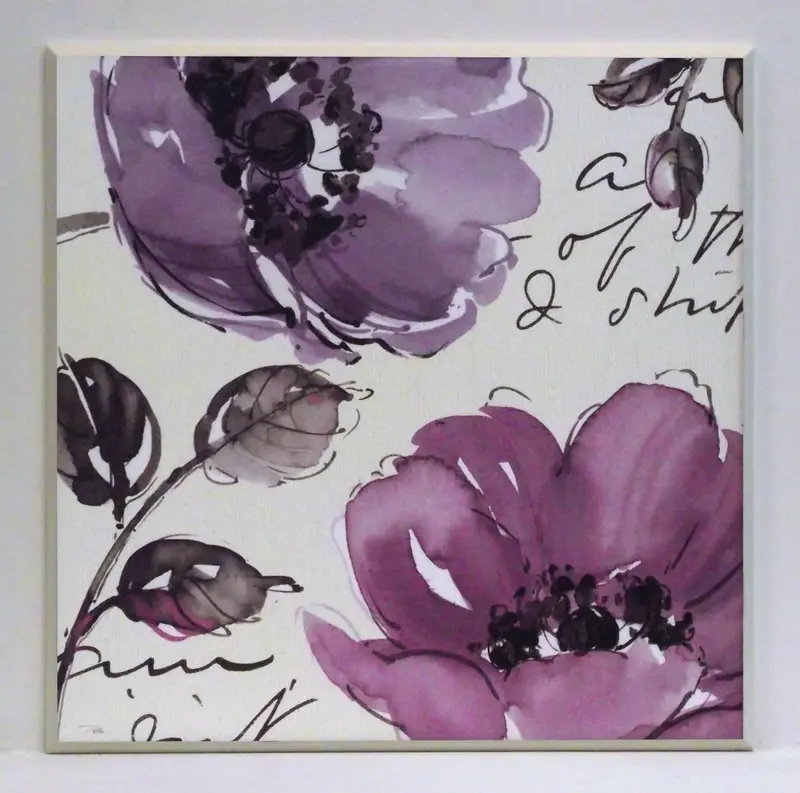 Obraz Akwarelowe kwiaty 47x47 cm