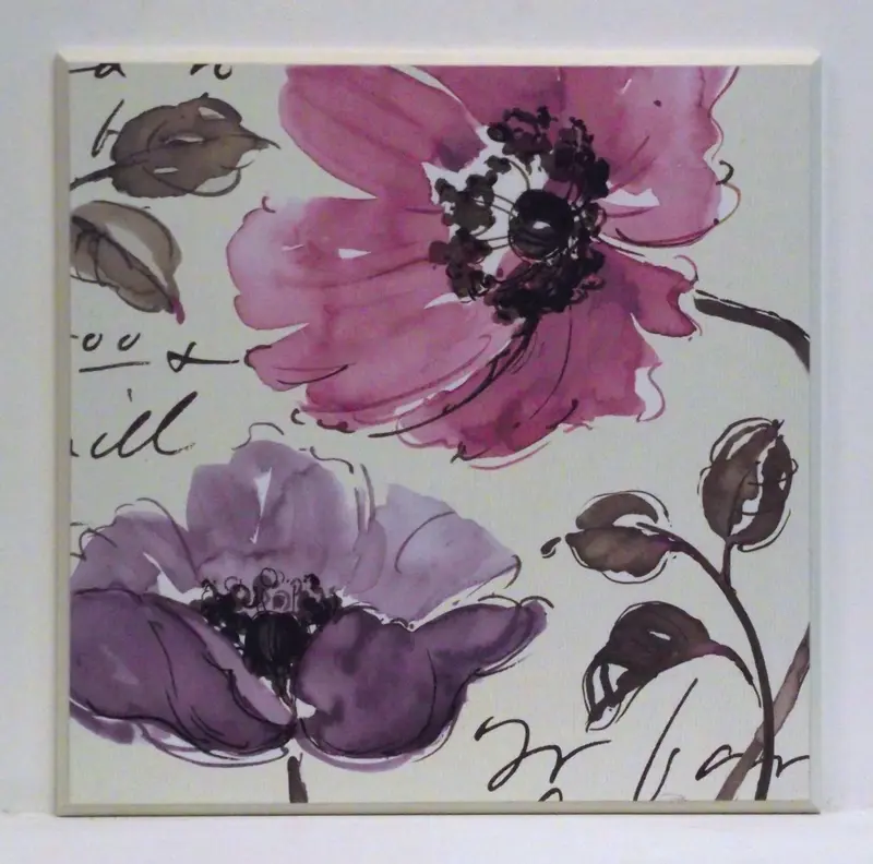 Obraz Akwarelowe kwiaty 47x47 cm
