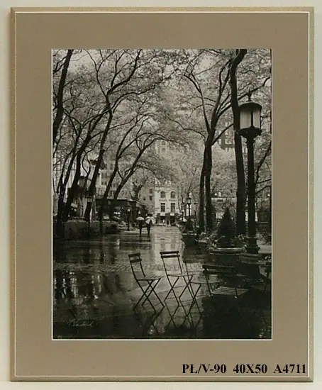Obraz Alejka w parku, sepia 40x50 cm