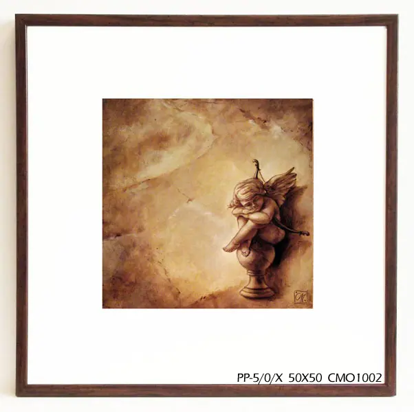 Obraz Amorek śpiący na kuli 50x50 cm