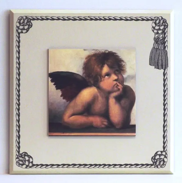 Obraz Aniołek, fragment fresku Raffaella 32x32 cm