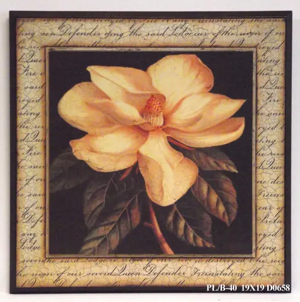 Obraz Antyk, magnolia 19x19 cm