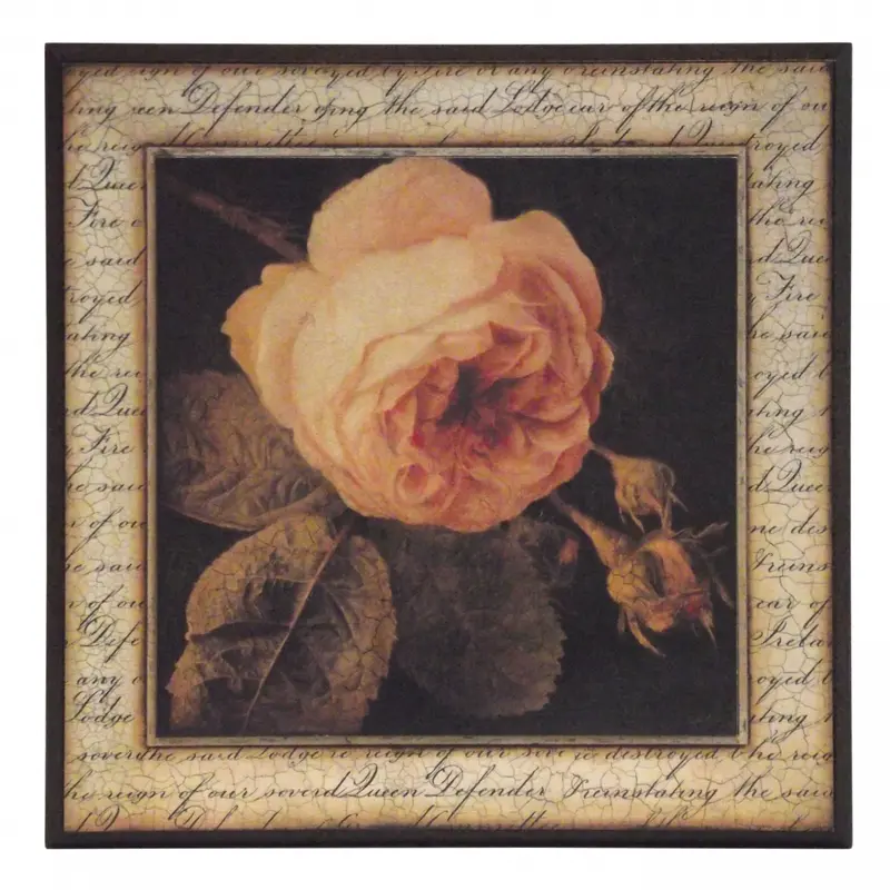 Obraz Antyk, róża 33x33 cm