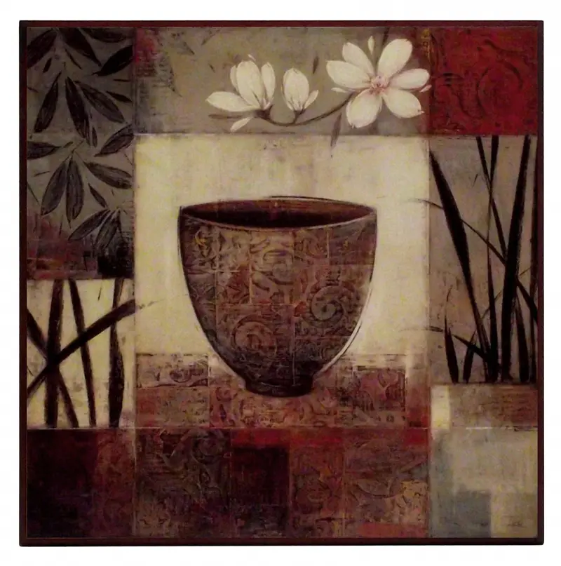 Obraz Azjatycka czara na płycie 51x51 cm