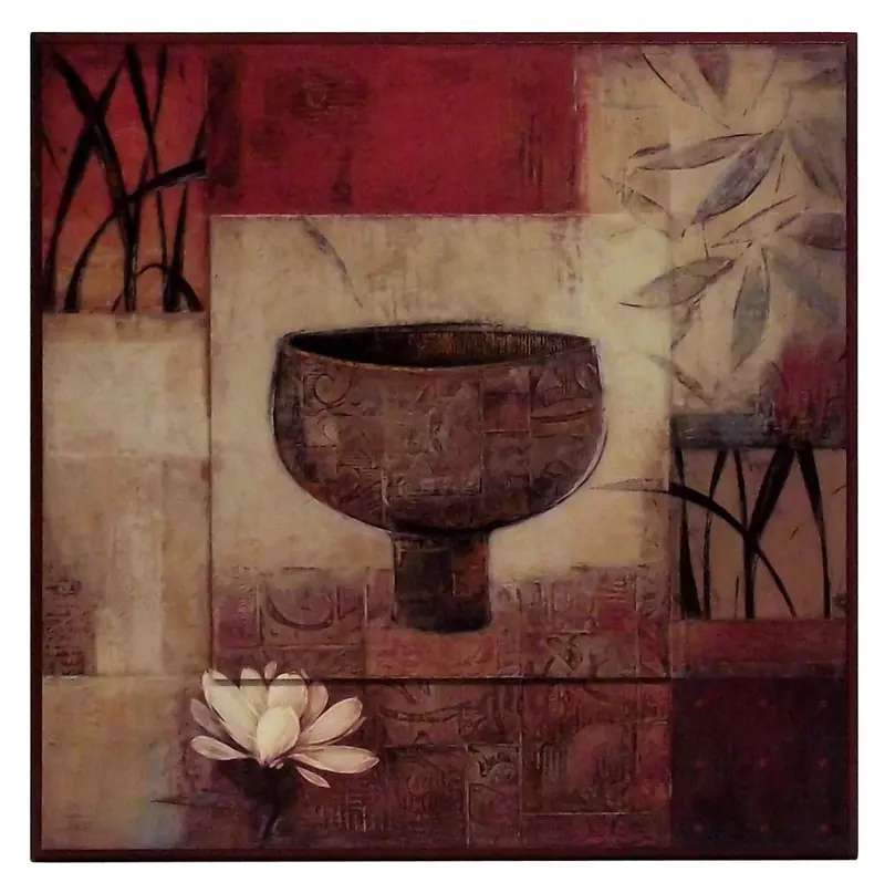 Obraz Azjatycka czara na płycie 51x51 cm