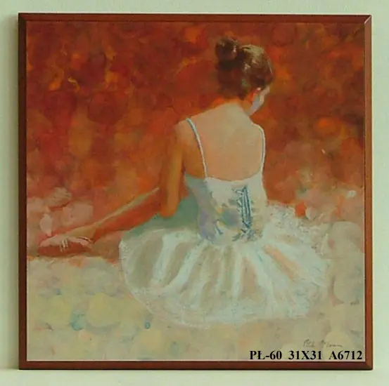 Obraz Baletnica siedząca 31x31 cm
