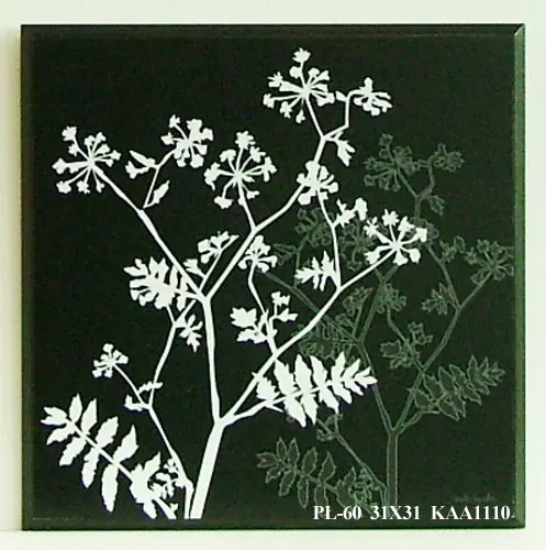 Obraz Białe i brązowe rośliny 31x31 cm