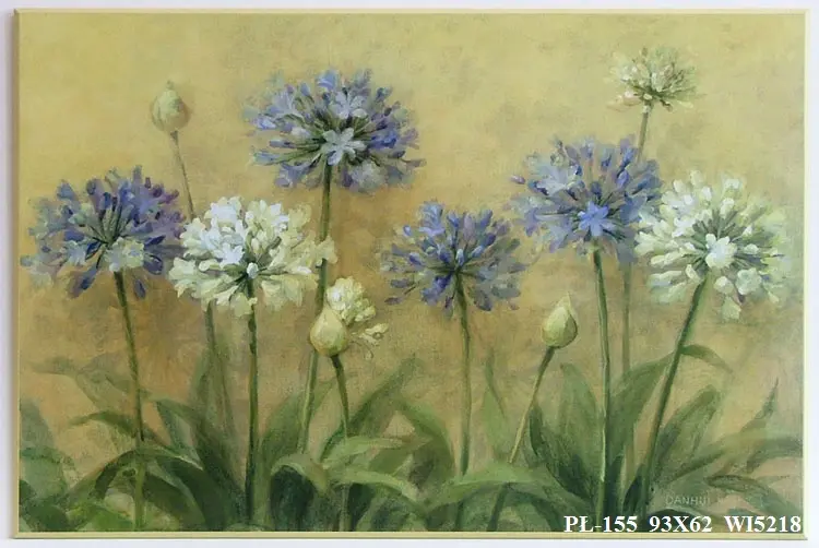 Obraz Białe i fioletowe kwiaty 93x62 cm