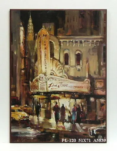Obraz Broadway nocą 51x71 cm
