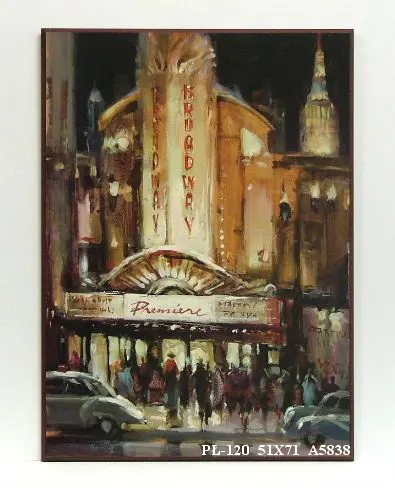 Obraz Broadway nocą 51x71 cm