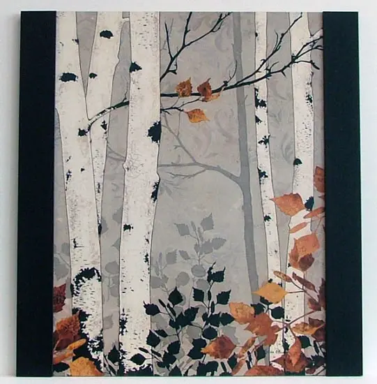 Obraz Brzezina jesienią 60x79 cm