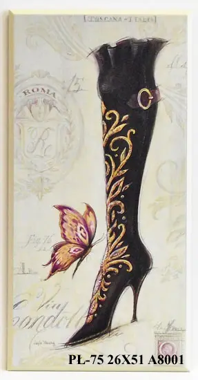 Obraz Bucik z motylem 26x51 cm