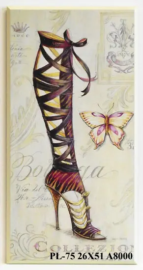 Obraz Bucik z motylem 26x51 cm