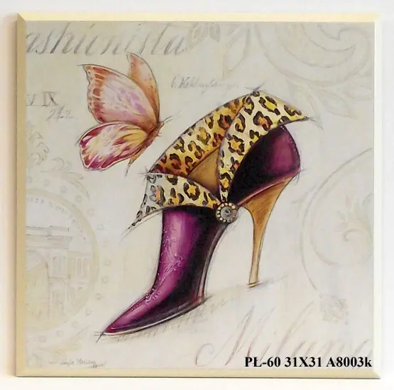 Obraz Bucik z motylem 31x31 cm