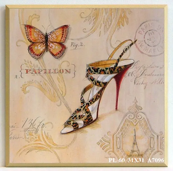 Obraz Bucik z motylem 31x31 cm