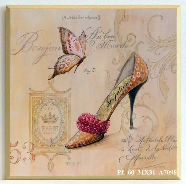 Obraz Bucik z motylem 31x31 cm