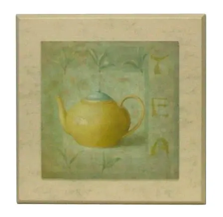 Obraz Chińska herbata, czajniczek na płycie 41x41 cm