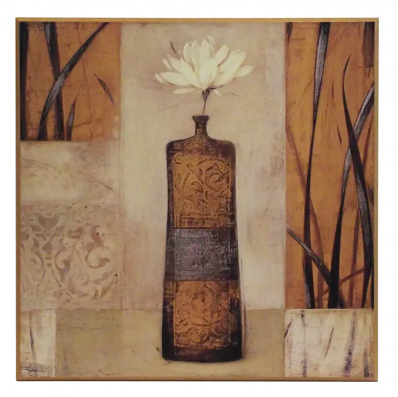 Obraz Chryzantema w wazonie 61x61 cm