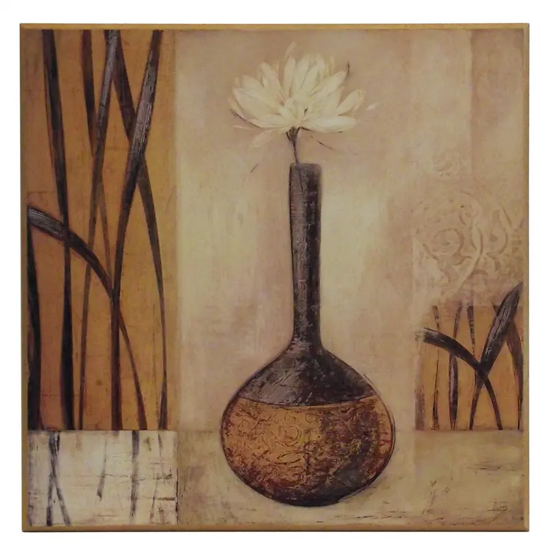 Obraz Chryzantema w wazonie 61x61 cm
