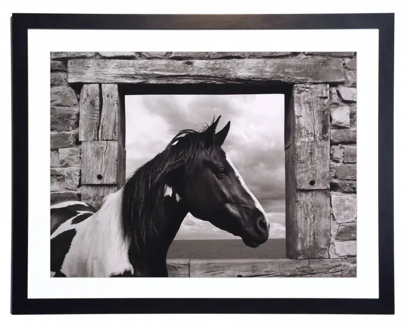 Obraz Country koń w ramie 80x60 cm