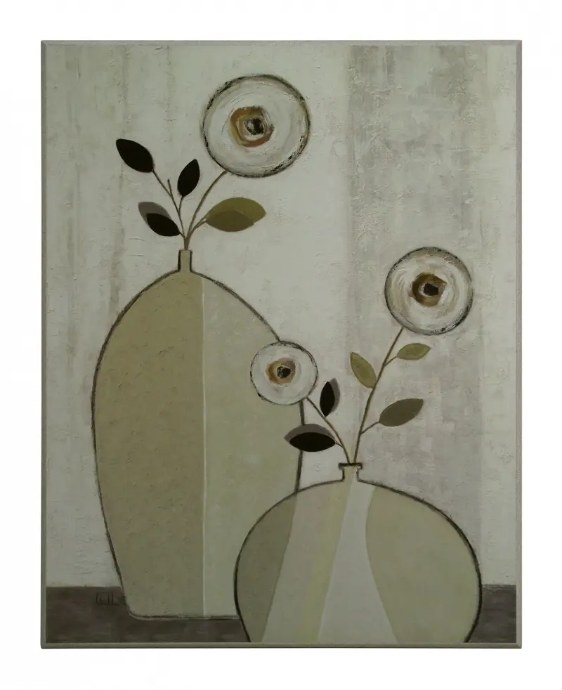 Obraz Cylindryczne kwiaty II na płycie 57x72 cm