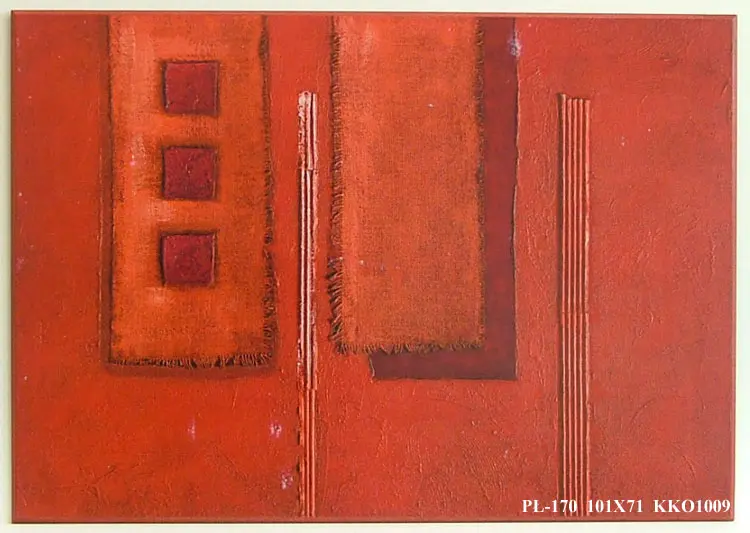 Obraz Czerwona abstrakcja 101x71 cm