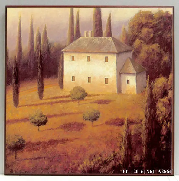 Obraz Domek w Toskanii 61x61 cm