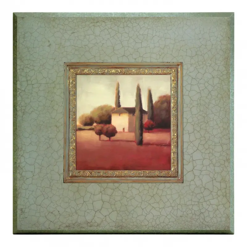 Obraz Domek wśród zieleni 51x51 cm