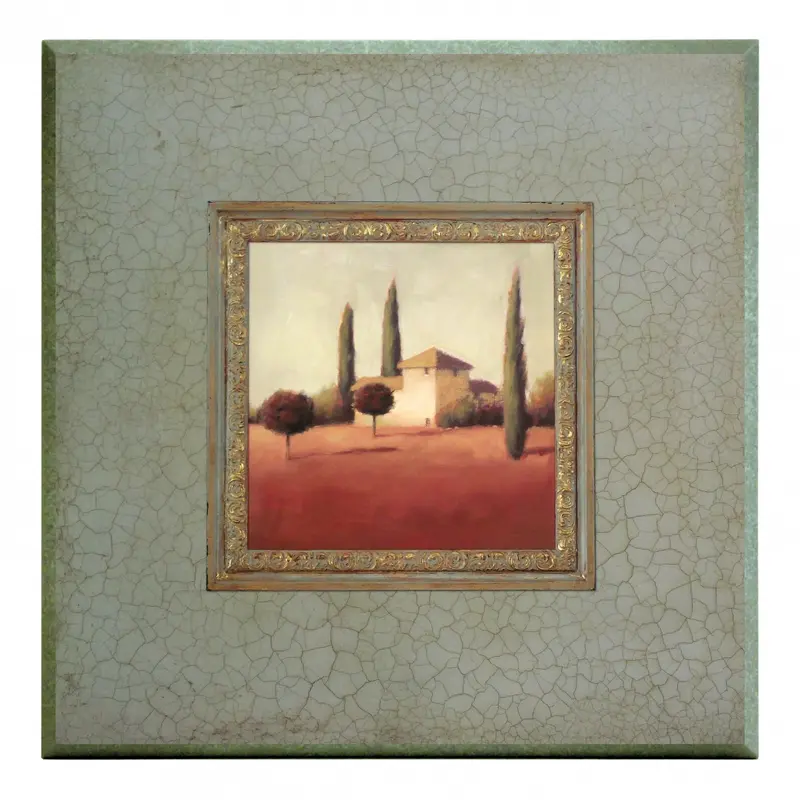 Obraz Domek wśród zieleni 51x51 cm
