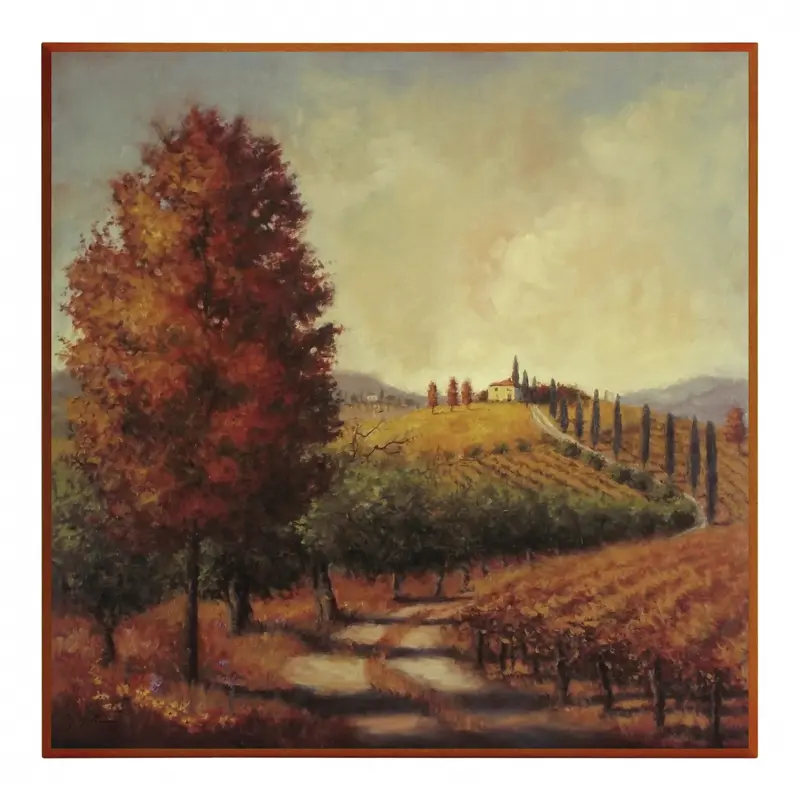 Obraz Droga przy winnicach 51x51 cm - ostatnia sztuka