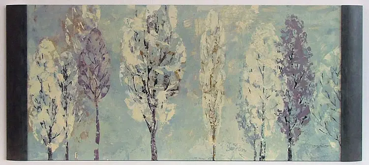 Obraz Drzewa w pastelach 100x49 cm