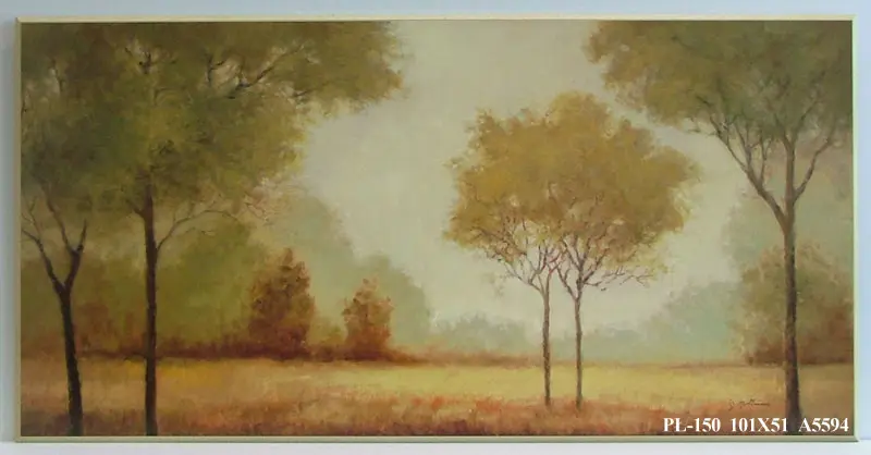 Obraz Drzewa we mgle 101x51 cm
