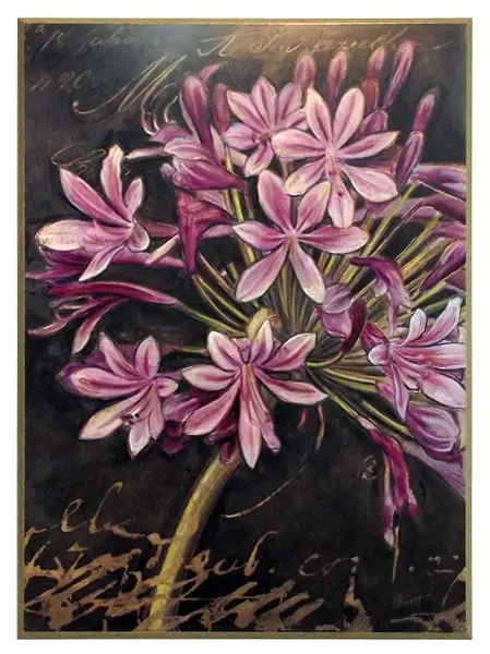 Obraz Duża główka kwiatu, czosnek ozdobny na płycie 51x71cm