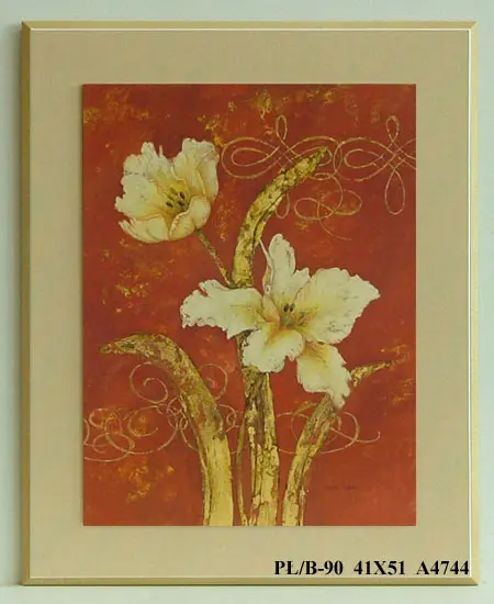 Obraz Dwa białe kwiaty 41x51 cm