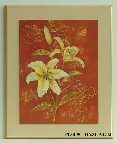 Obraz Dwa białe kwiaty 41x51 cm