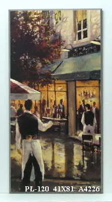 Obraz Elegancka restauracja 41x81 cm